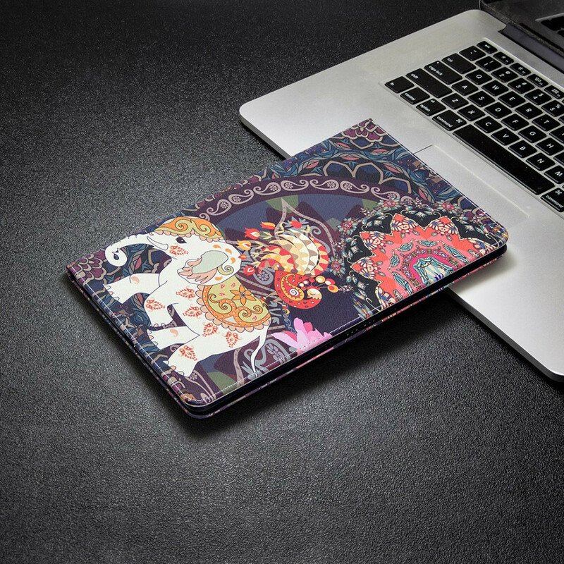 Etui Folio do Samsung Galaxy Tab S8 / Tab S7 Wzór Nadruku Słonia