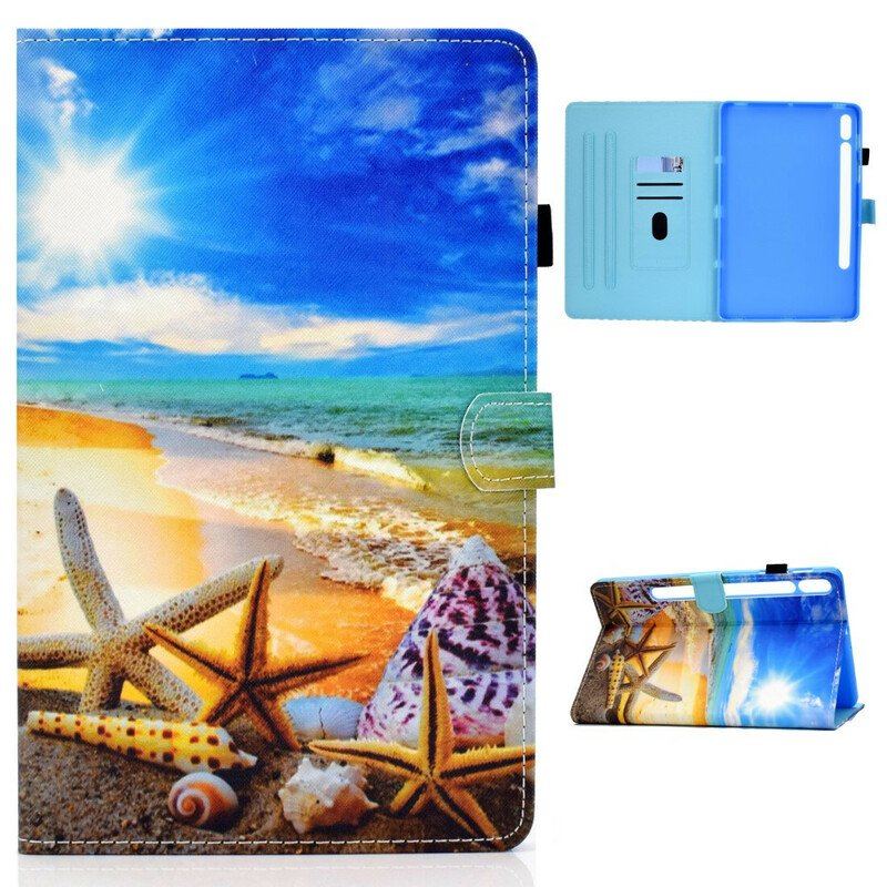 Etui Folio do Samsung Galaxy Tab S8 / Tab S7 Zabawna Plaża