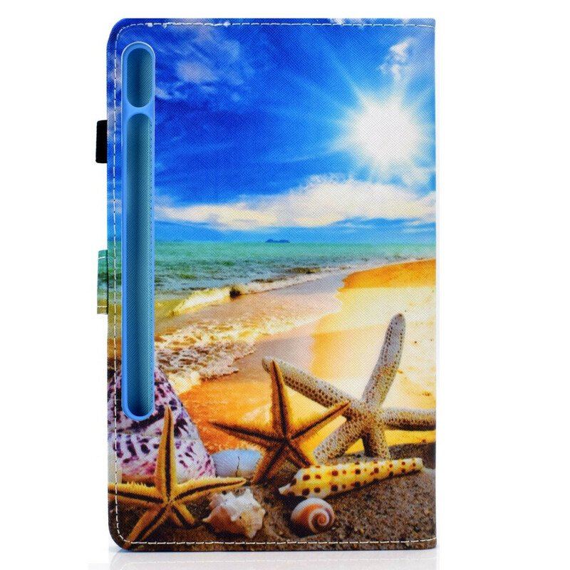 Etui Folio do Samsung Galaxy Tab S8 / Tab S7 Zabawna Plaża