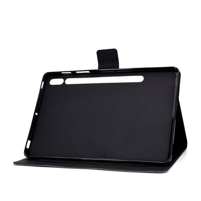 Etui Folio do Samsung Galaxy Tab S8 / Tab S7 Zabawne Sowy