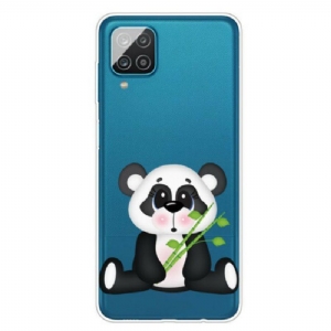 Etui do Samsung Galaxy M12 / A12 Bezszwowa Smutna Panda