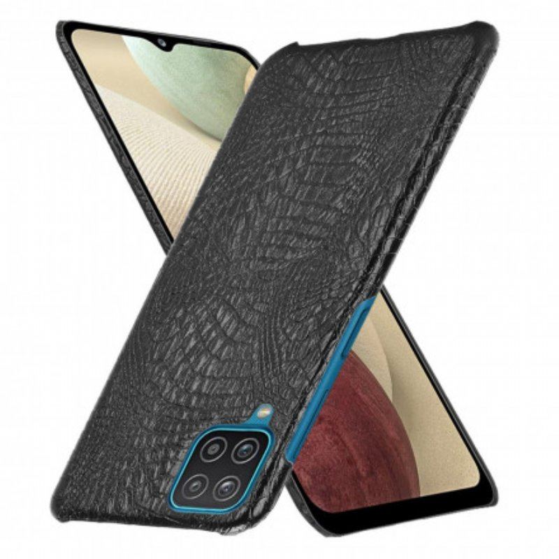 Etui do Samsung Galaxy M12 / A12 Efekt Skóry Krokodyla