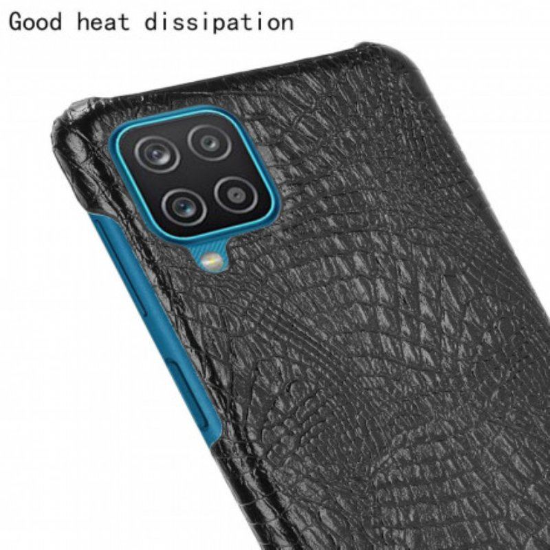 Etui do Samsung Galaxy M12 / A12 Efekt Skóry Krokodyla