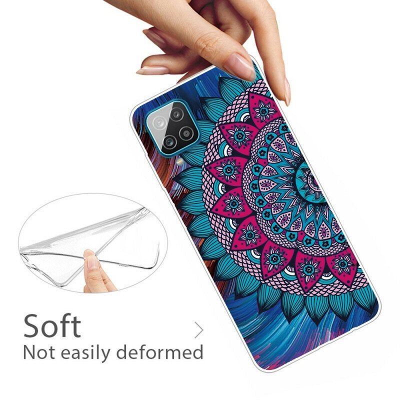 Etui do Samsung Galaxy M12 / A12 Kolorowa Mandala