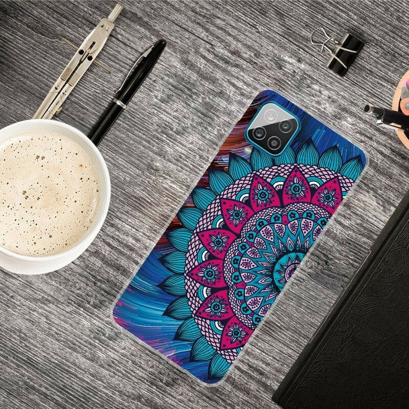 Etui do Samsung Galaxy M12 / A12 Kolorowa Mandala