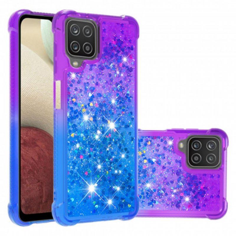 Etui do Samsung Galaxy M12 / A12 Kolory Cekinów