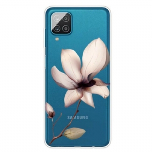 Etui do Samsung Galaxy M12 / A12 Kwiatowy Premium