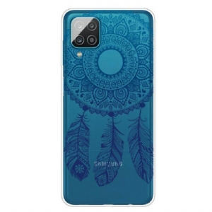 Etui do Samsung Galaxy M12 / A12 Mandala Z Pojedynczym Kwiatem