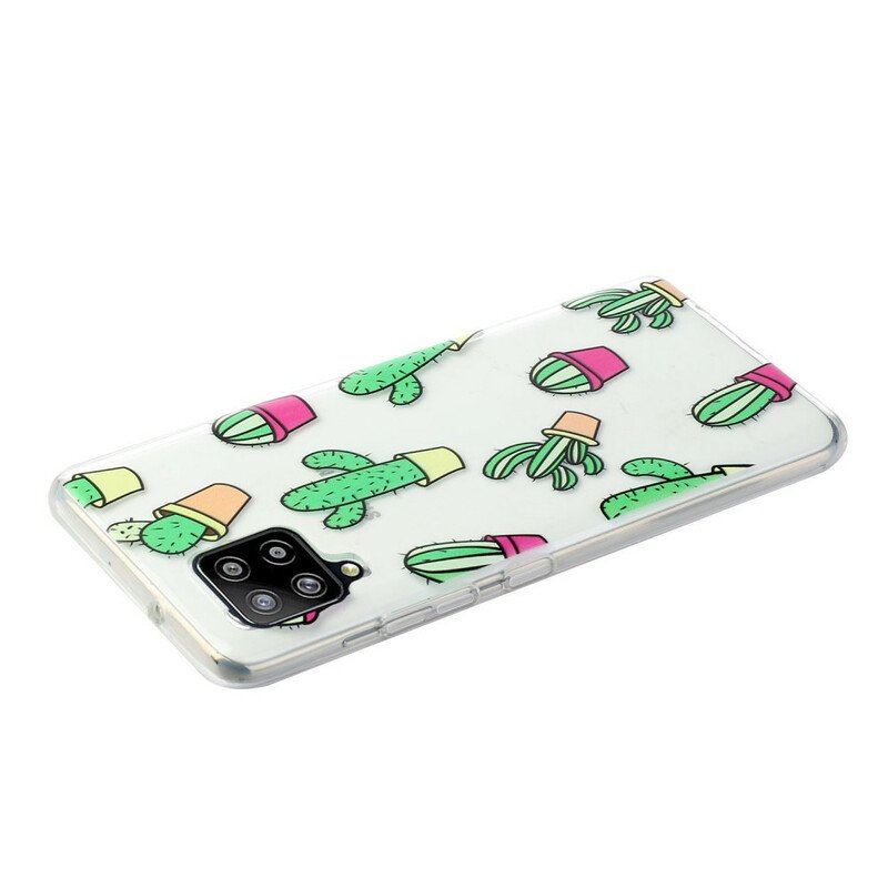 Etui do Samsung Galaxy M12 / A12 Mini Kaktusy