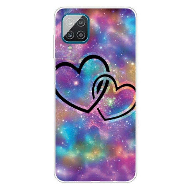 Etui do Samsung Galaxy M12 / A12 Przykute Serca