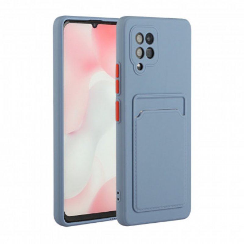 Etui do Samsung Galaxy M12 / A12 Silikonowy Uchwyt Na Kartę