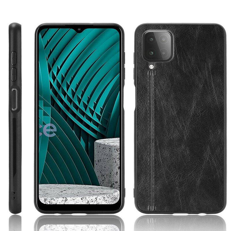 Etui do Samsung Galaxy M12 / A12 Skórzany Efekt Couture