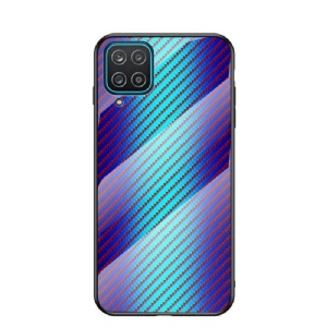 Etui do Samsung Galaxy M12 / A12 Szkło Hartowane Z Włókna Węglowego