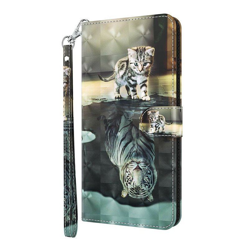 Etui Folio do Samsung Galaxy M12 / A12 Ernest Tygrys