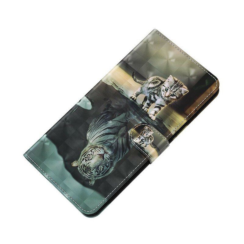 Etui Folio do Samsung Galaxy M12 / A12 Ernest Tygrys