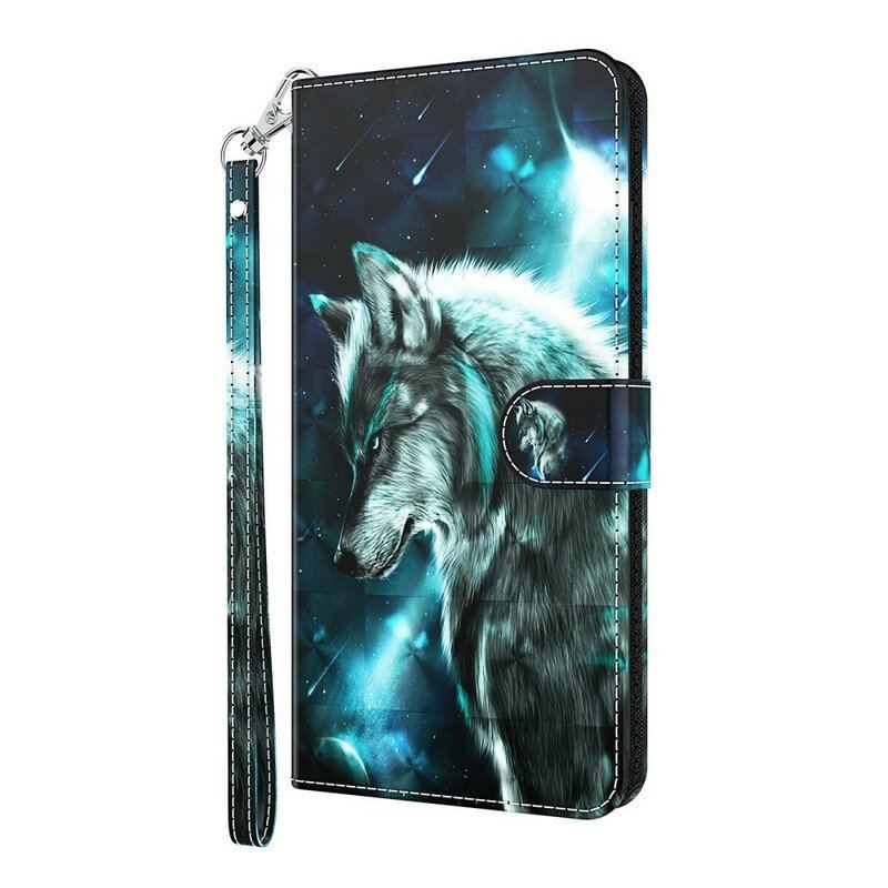 Etui Folio do Samsung Galaxy M12 / A12 Majestatyczny Wilk