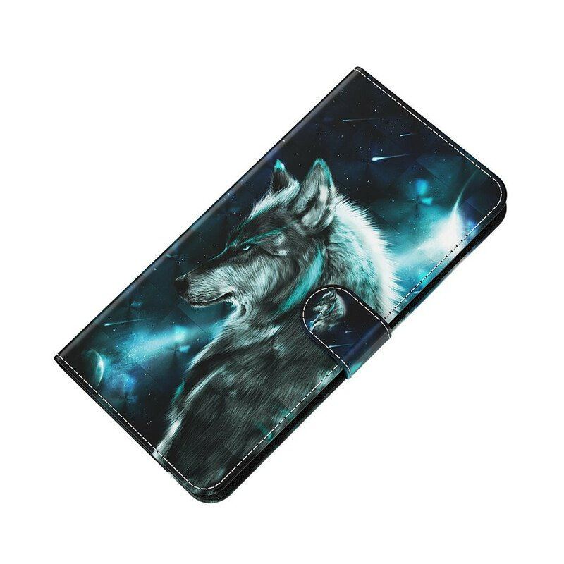 Etui Folio do Samsung Galaxy M12 / A12 Majestatyczny Wilk