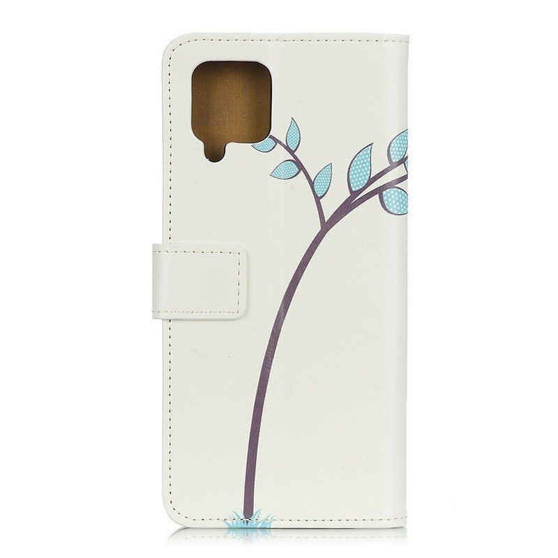 Etui Folio do Samsung Galaxy M12 / A12 Para Sowy Na Drzewie