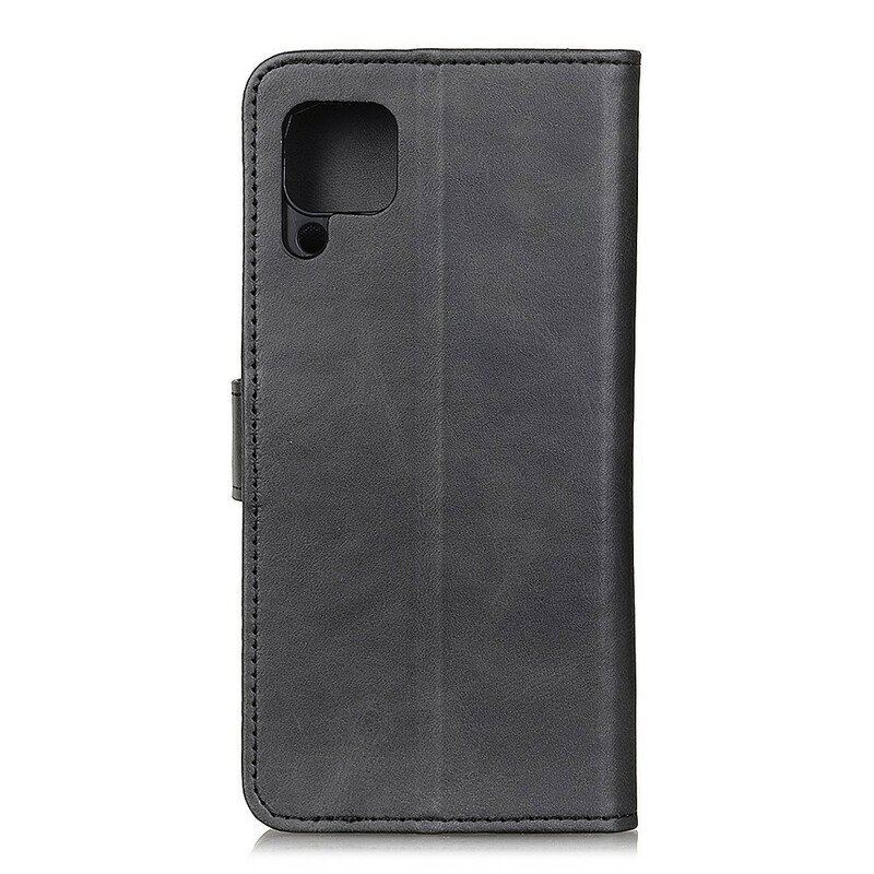 Etui Folio do Samsung Galaxy M12 / A12 Retro Matowy Efekt Skóry