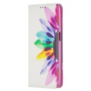 Etui Na Telefon do Samsung Galaxy M12 / A12 Etui Folio Akwarela Kwiat