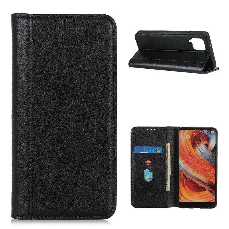 Etui Na Telefon do Samsung Galaxy M12 / A12 Etui Folio Kolorowa Dwoina Skóry