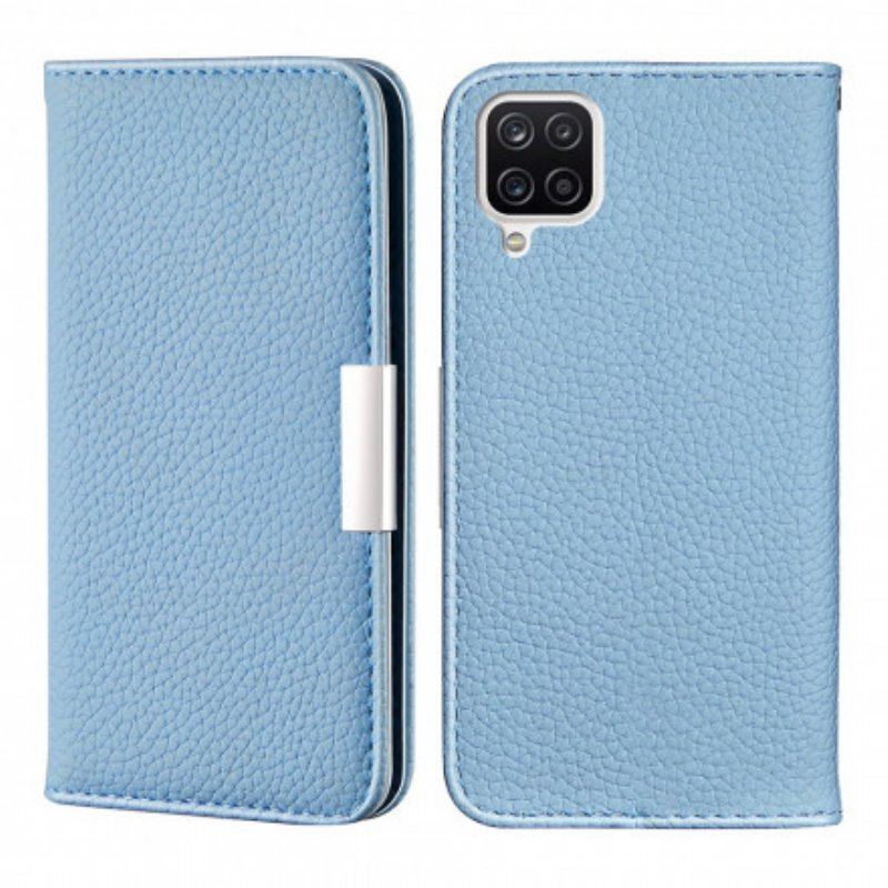 Etui Na Telefon do Samsung Galaxy M12 / A12 Etui Folio Liczi Ze Sztucznej Skóry Ultra Szykowny