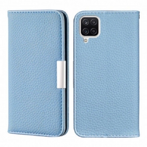 Etui Na Telefon do Samsung Galaxy M12 / A12 Etui Folio Liczi Ze Sztucznej Skóry Ultra Szykowny