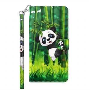 Etui Na Telefon Pokrowce do Samsung Galaxy M12 / A12 Panda I Bambus