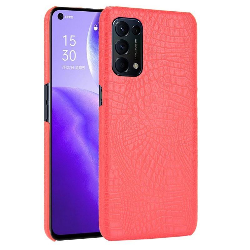 Etui do Oppo Find X3 Lite Croco Efekt Skóry