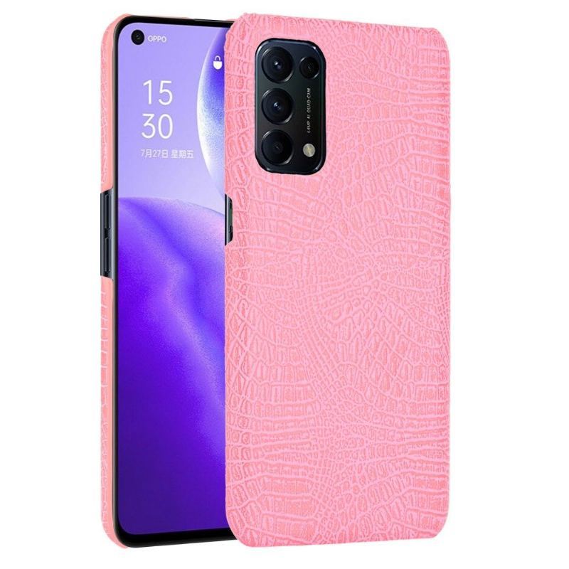 Etui do Oppo Find X3 Lite Croco Efekt Skóry