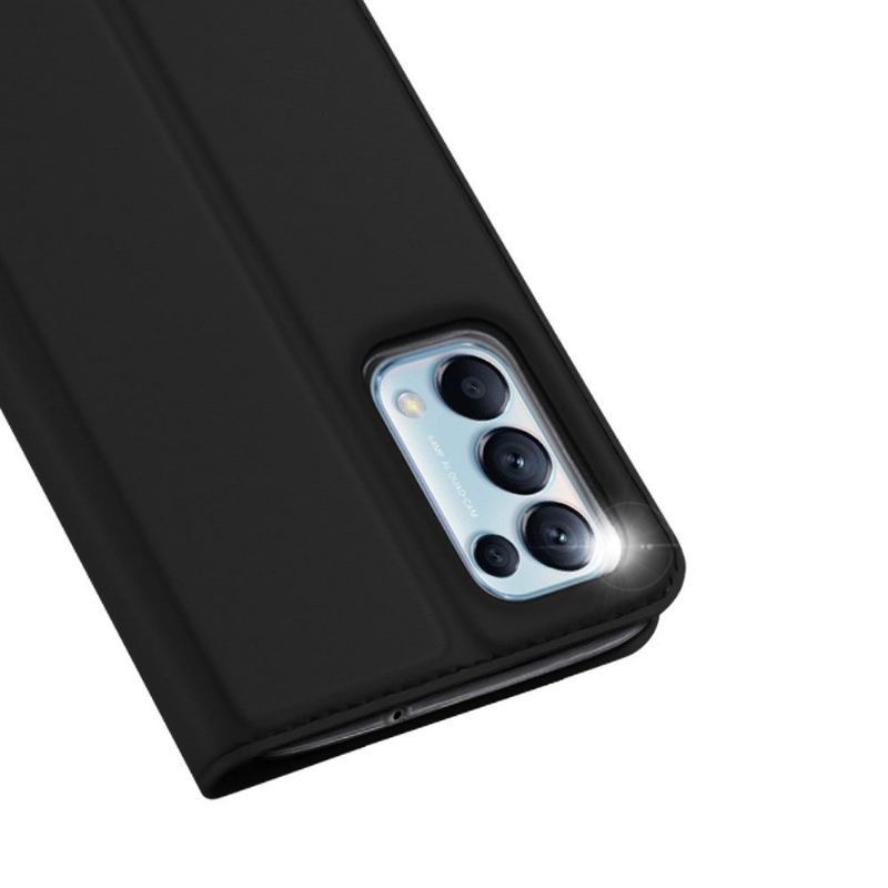 Etui do Oppo Find X3 Lite Obrzeża Business Satin Effect