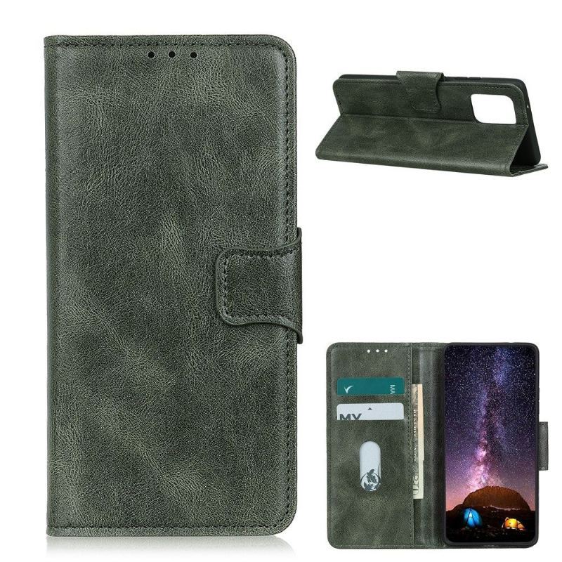 Etui Folio do Oppo Find X3 Lite Skórzany Futerał Faux Leather Folio Stand Funkcja