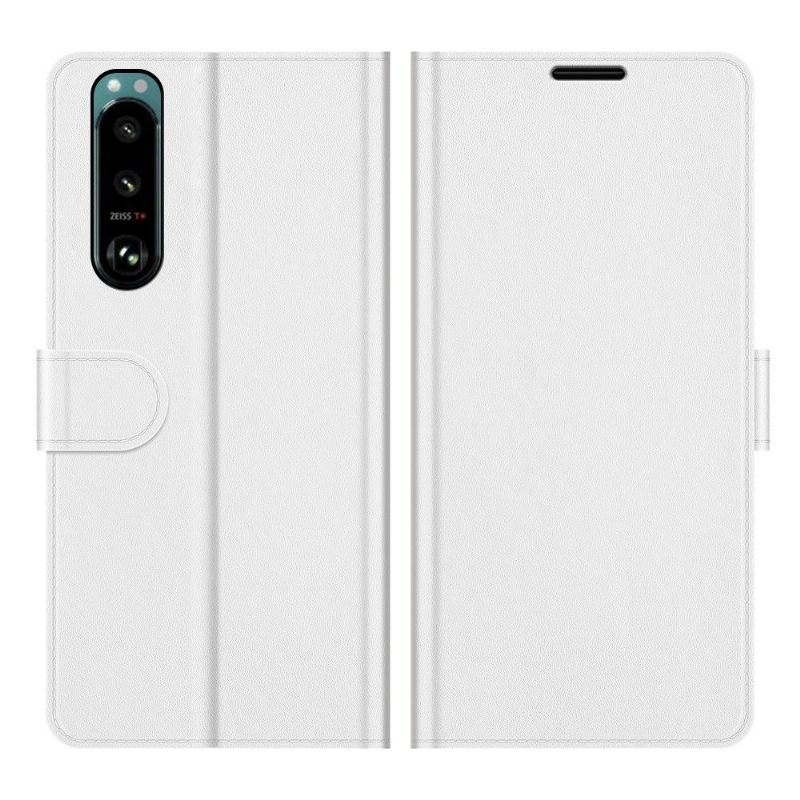 Case do Sony Xperia 5 III Faux Skórzany Stojak Funkcyjny