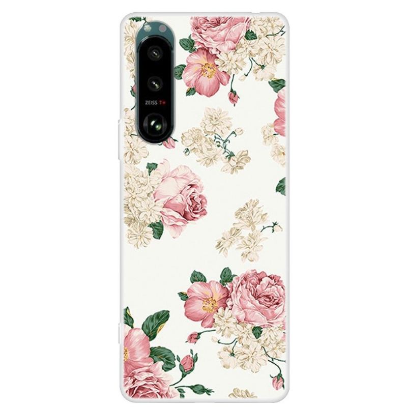 Etui do Sony Xperia 5 III Kwiaty