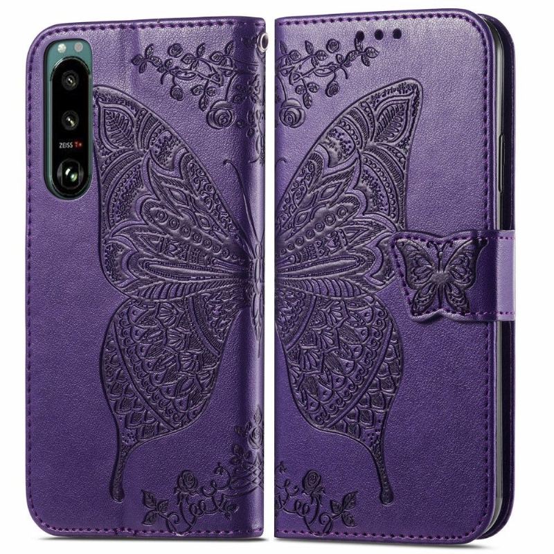 Etui Folio do Sony Xperia 5 III Classic Motyl Ulga