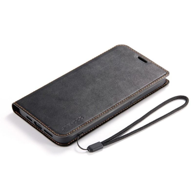 Etui do iPhone 12 / 12 Pro Classic Etui Folio Szycie Ze Sztucznej Skóry