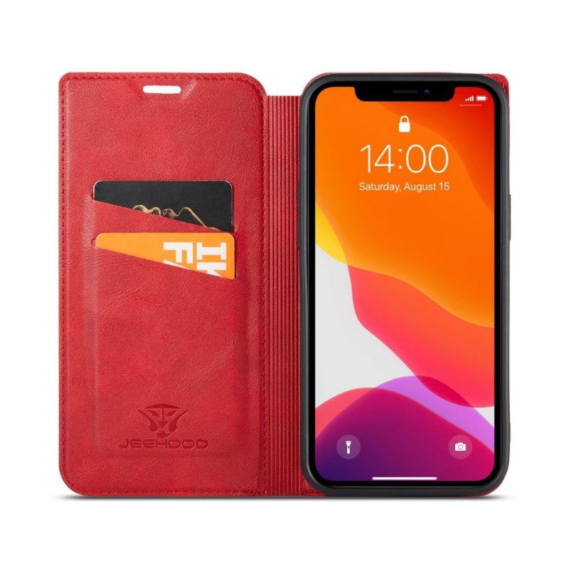 Etui do iPhone 12 / 12 Pro Classic Etui Folio Szycie Ze Sztucznej Skóry