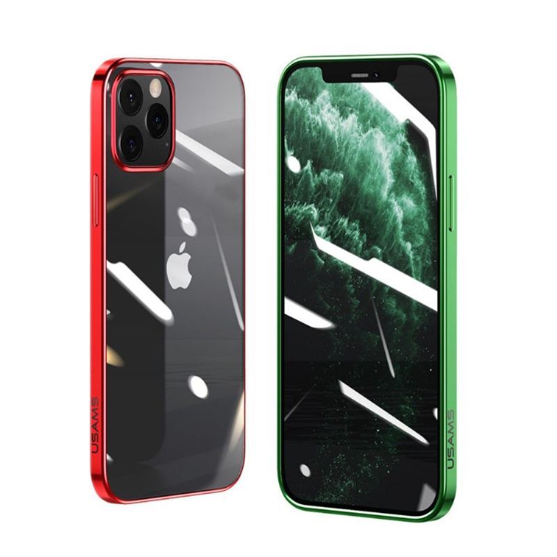 Etui do iPhone 12 / 12 Pro Classic Przezroczyste Kolory Konturów