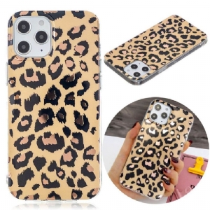 Etui do iPhone 12 / 12 Pro Elastyczny Lampart