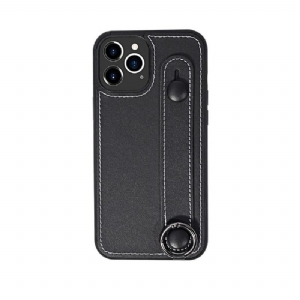 Etui do iPhone 12 / 12 Pro Pasek Ze Sztucznej Skóry