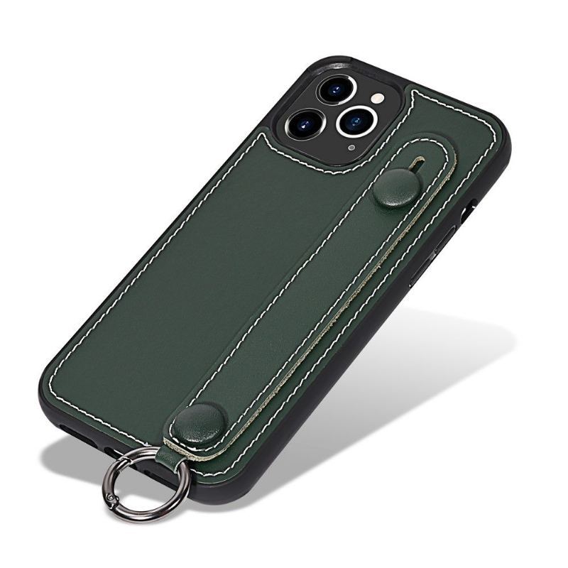 Etui do iPhone 12 / 12 Pro Pasek Ze Sztucznej Skóry