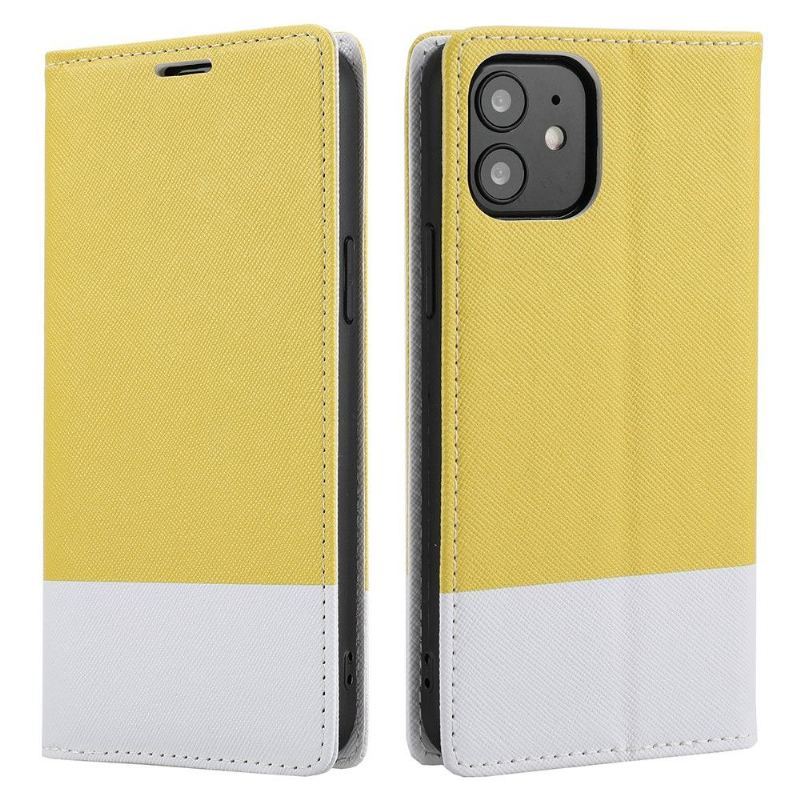 Etui Folio do iPhone 12 / 12 Pro Bicolor Szelki