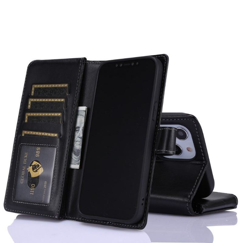 Etui Folio do iPhone 12 / 12 Pro Skórzany Futerał Premium Folio Cover