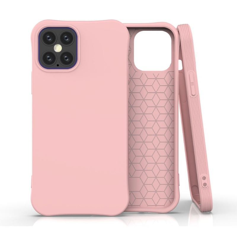 Futerały do iPhone 12 / 12 Pro Obrzeża Etui Ochronne Pojedynczy Silikon