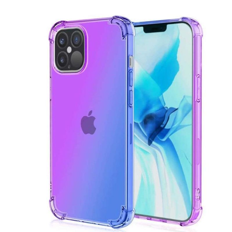 Futerały do iPhone 12 / 12 Pro Obrzeża Przezroczysty Dwukolorowy