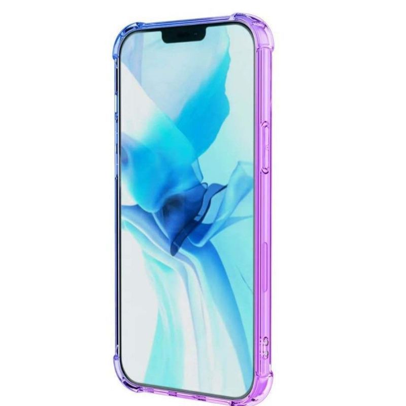 Futerały do iPhone 12 / 12 Pro Obrzeża Przezroczysty Dwukolorowy