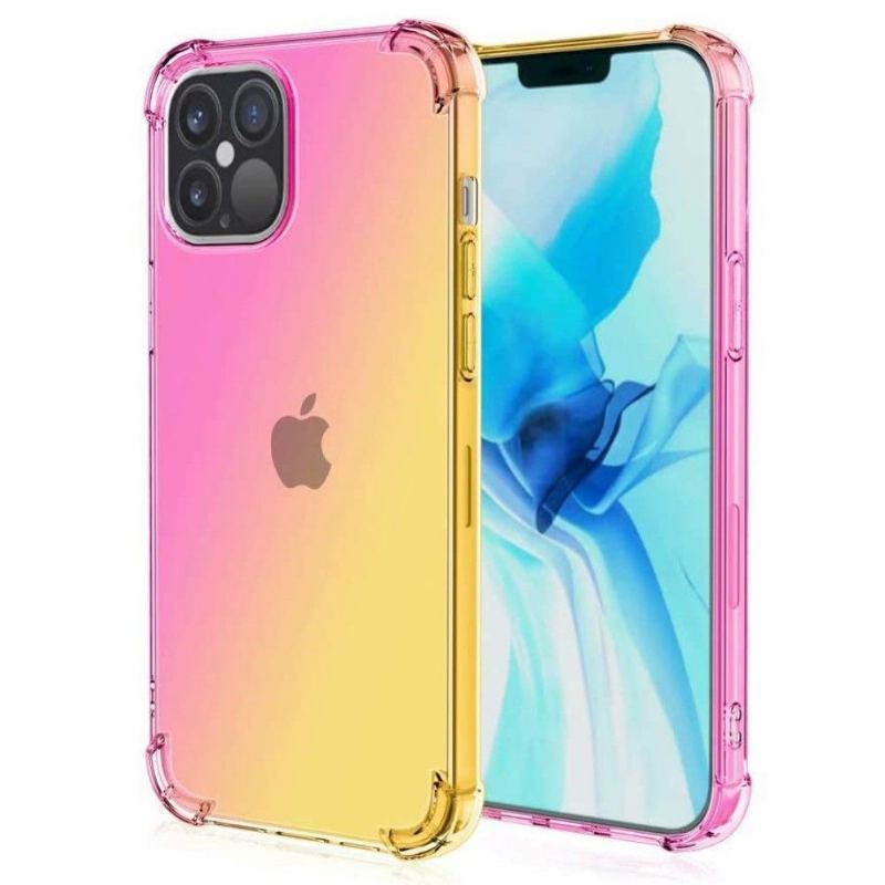 Futerały do iPhone 12 / 12 Pro Obrzeża Przezroczysty Dwukolorowy