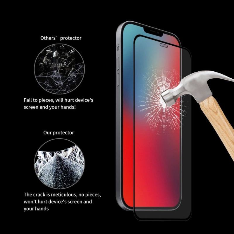 iPhone 12/12 Pro Pełnowymiarowa Osłona Ekranu Ze Szkła Hartowanego