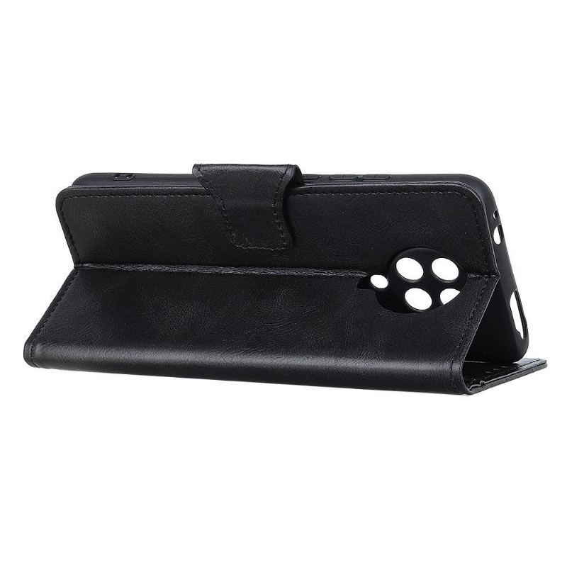 Case do Poco F2 Pro Biznes Etui Folio Faux Leather Z Funkcją Stojaka