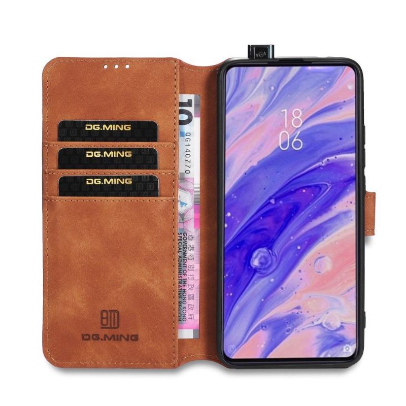 Etui Folio do Poco F2 Pro Dg Ming Efekt Skóry